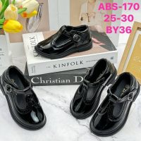 Girls Buckle School Shoes