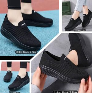 BLACK FASHION SNEAKERS