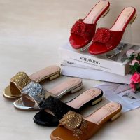 MALKIA LOW HEEL SLIPPERS