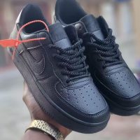 Nike Air Force Black (Rough-Skin)